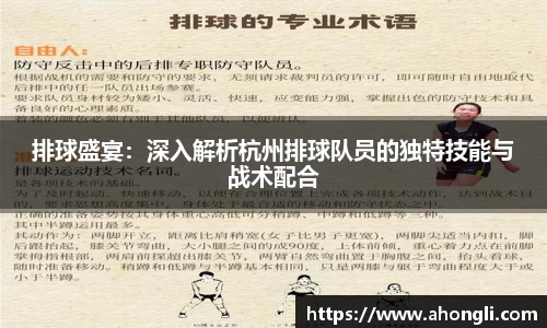 排球盛宴：深入解析杭州排球队员的独特技能与战术配合