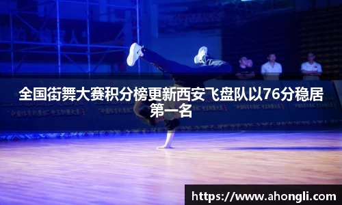 全国街舞大赛积分榜更新西安飞盘队以76分稳居第一名